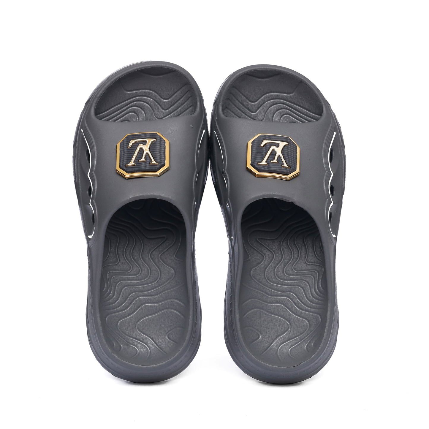 LV Grey Flip Flops - FL - 9001