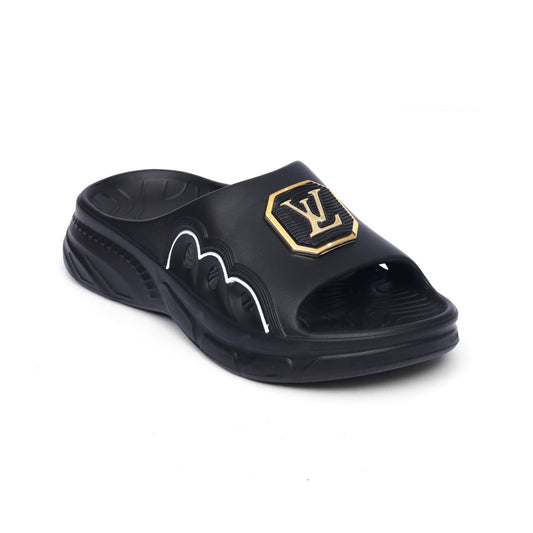 LV Black Flip Flops - FL - 9001