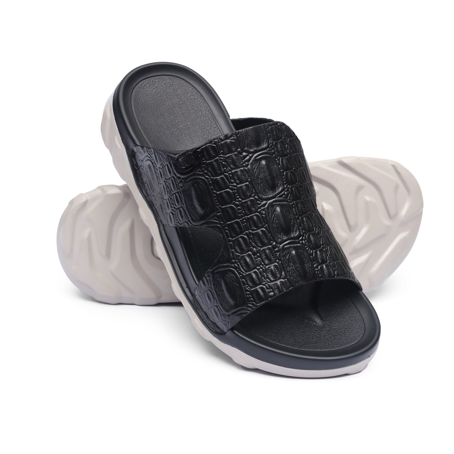 Pure Crocodile Leather Chappal - CL - 808 - JOGGY