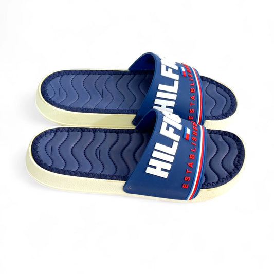 Imported Tommy Hilfiger Blue Slides - HE - 1 - JOGGY