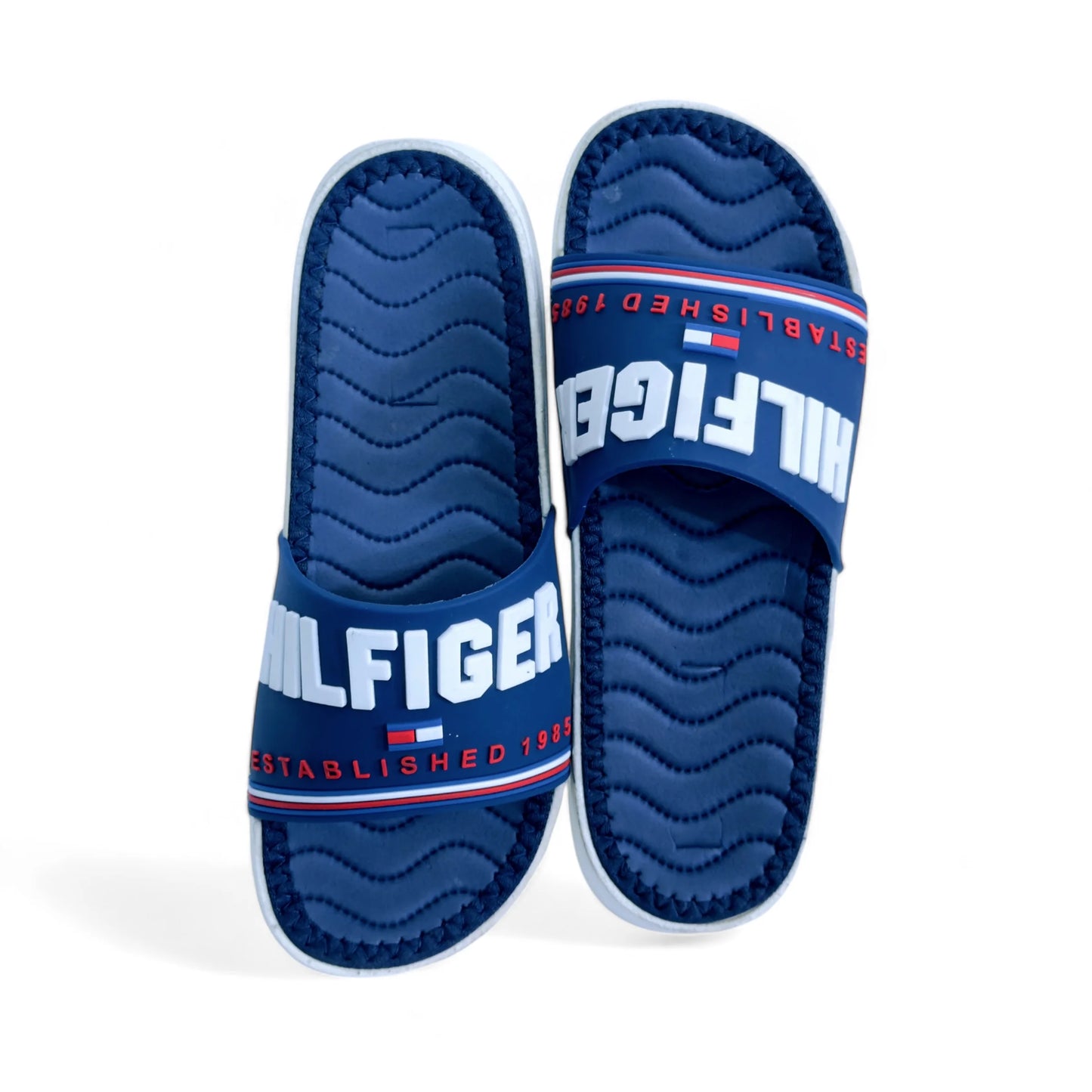 Imported Tommy Hilfiger Blue Slides - HE - 1 - JOGGY