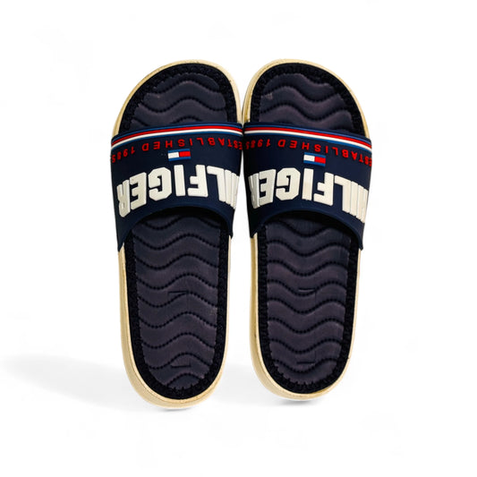 Imported Tommy Hilfiger Navy Blue Slides - HE - 1 - JOGGY