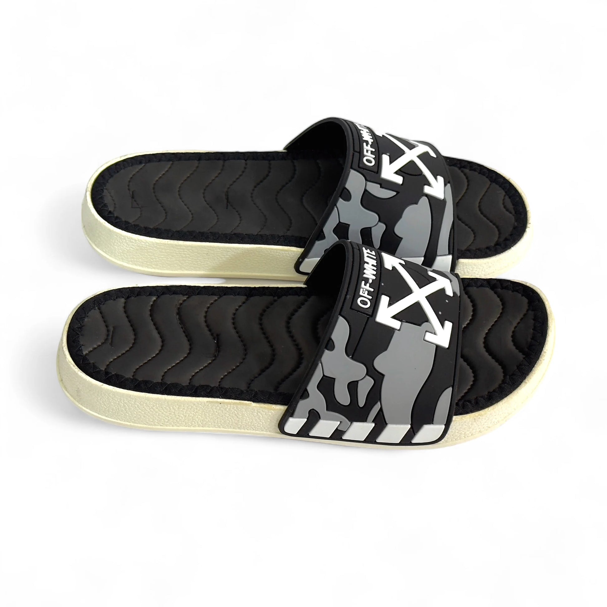 Imported Cross Black Slides - HE - 2 - JOGGY