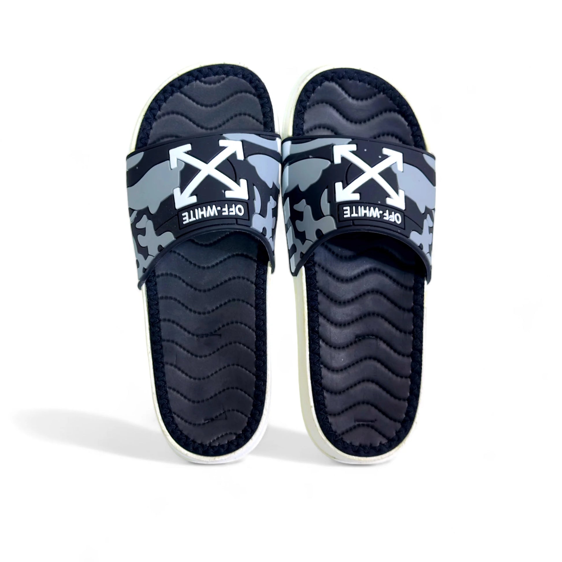 Imported Cross Black Slides - HE - 2 - JOGGY