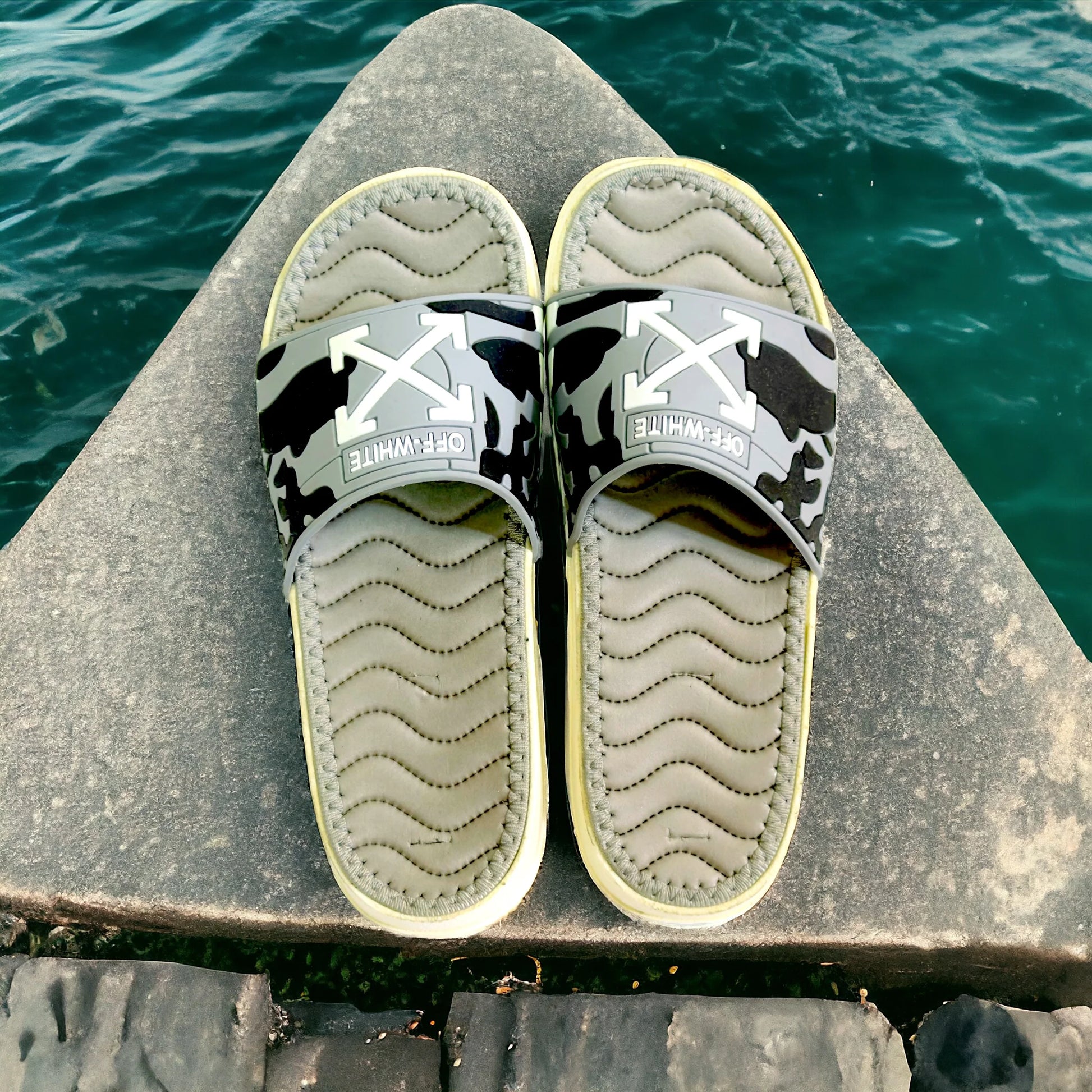 Imported Cross Grey Slides - HE - 2 - JOGGY