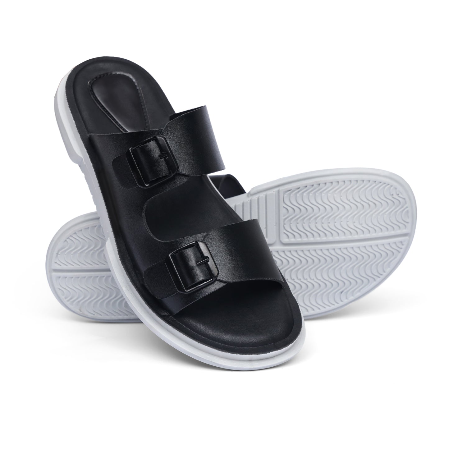Double-Buckled Black Slides