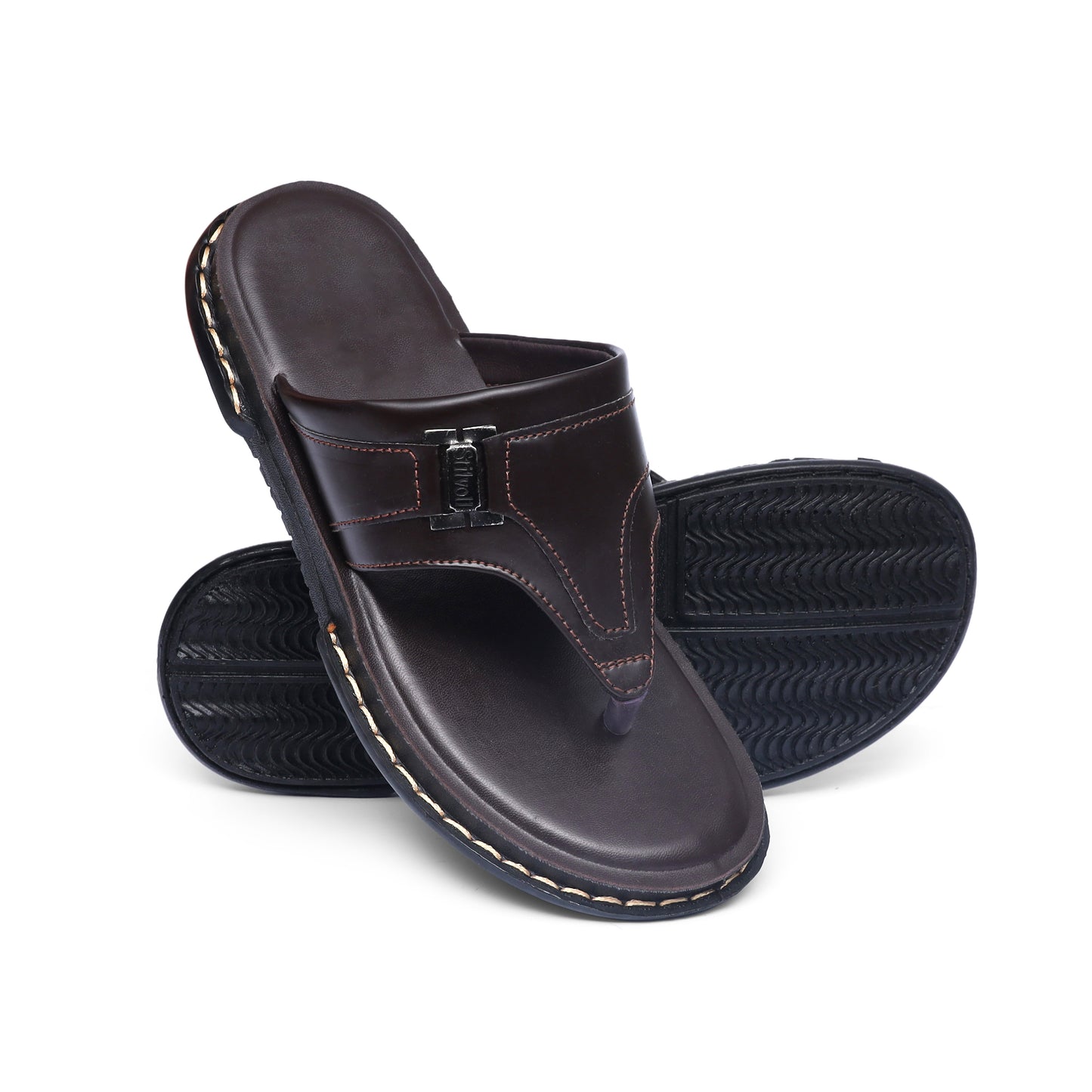 Al-Saudia Brown Chappal - W8