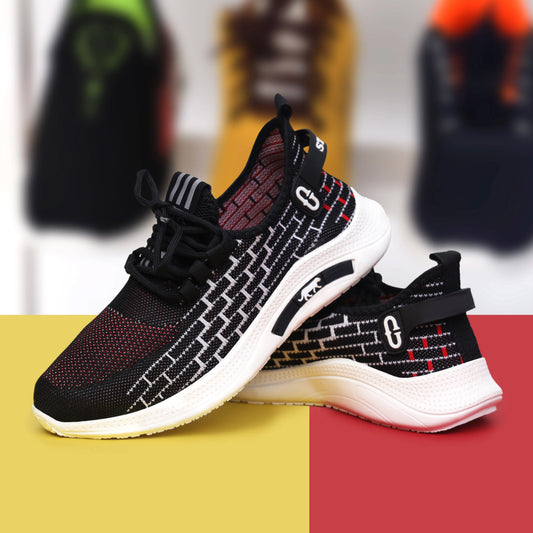 Black Multi Colored Sneakers - J7