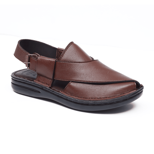 Cow Leather Brown Peshawari - JOGGY