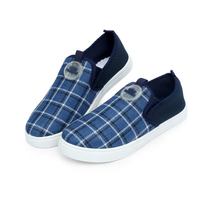 Blue Knitted Loafer - F12