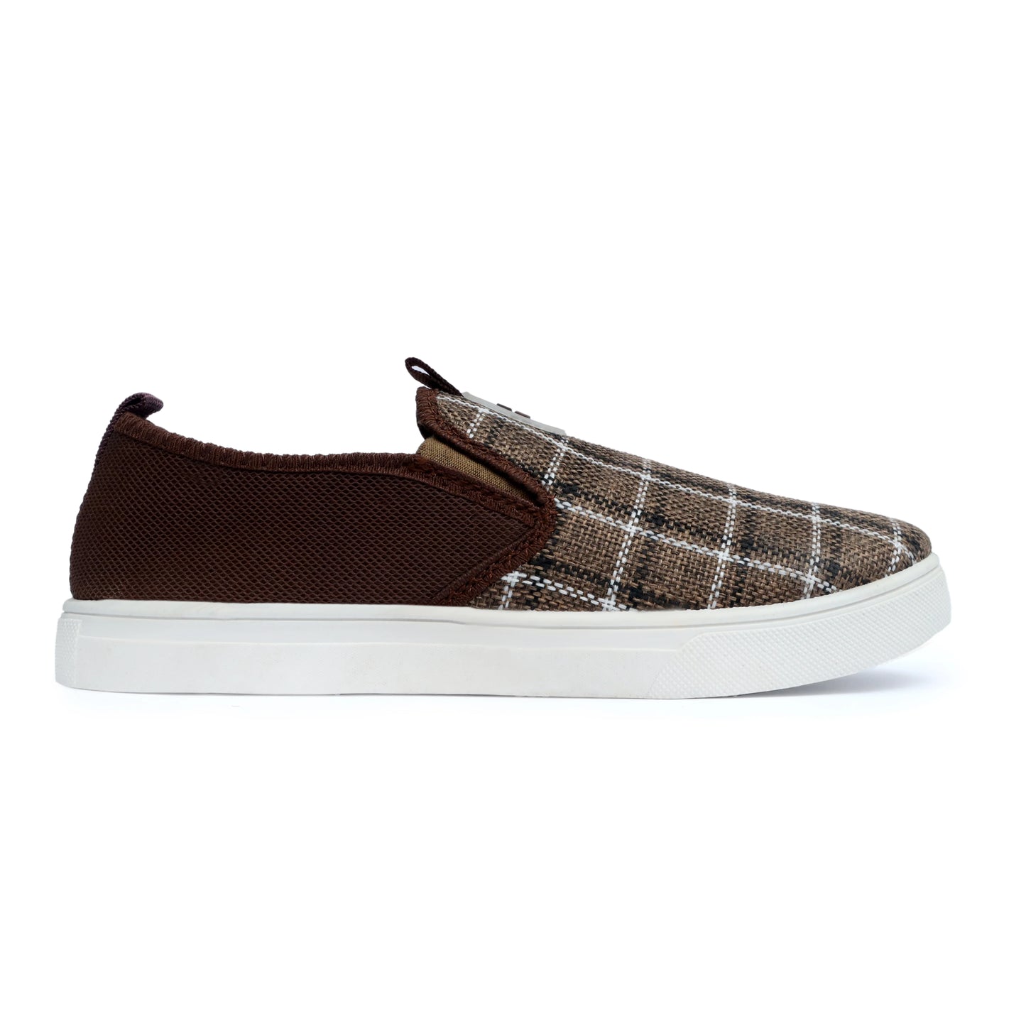 Brown Knitted Loafer - F12