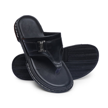 Al-Saudia Black Chappal - W8