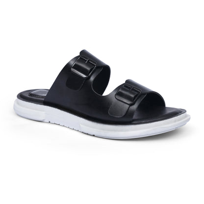 Double-Buckled Black Slides