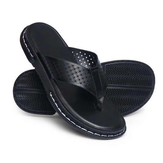 Al-Saudia Black Chappal - V11