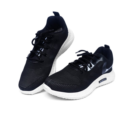 Laced-Up Black Jogger - J33