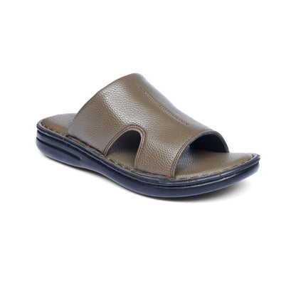 Grain Leather Camel Handmade Chappal - T10