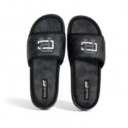 Black Pure Leather CR Slides - HE - 5