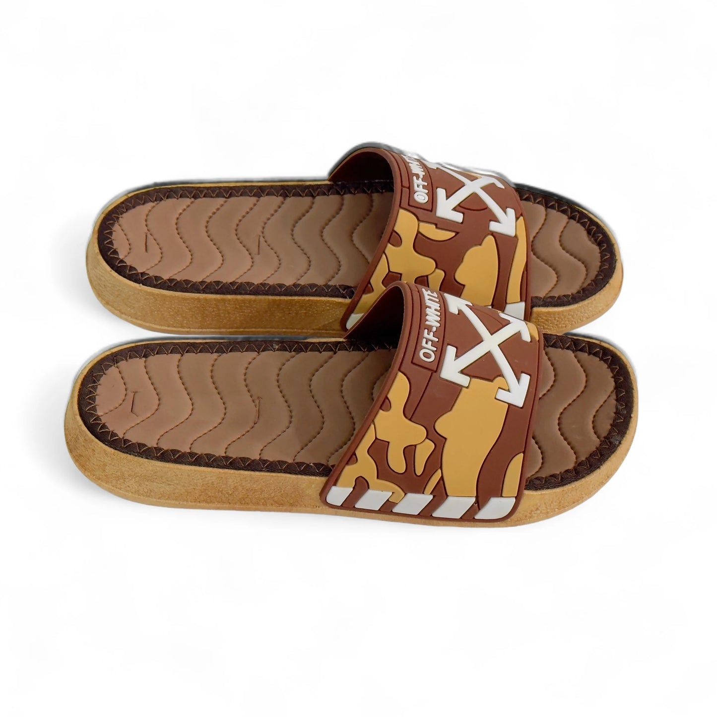 Imported Cross Brown Slides - HE - 2