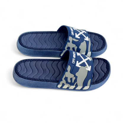 Imported Cross Blue Slides - HE - 2