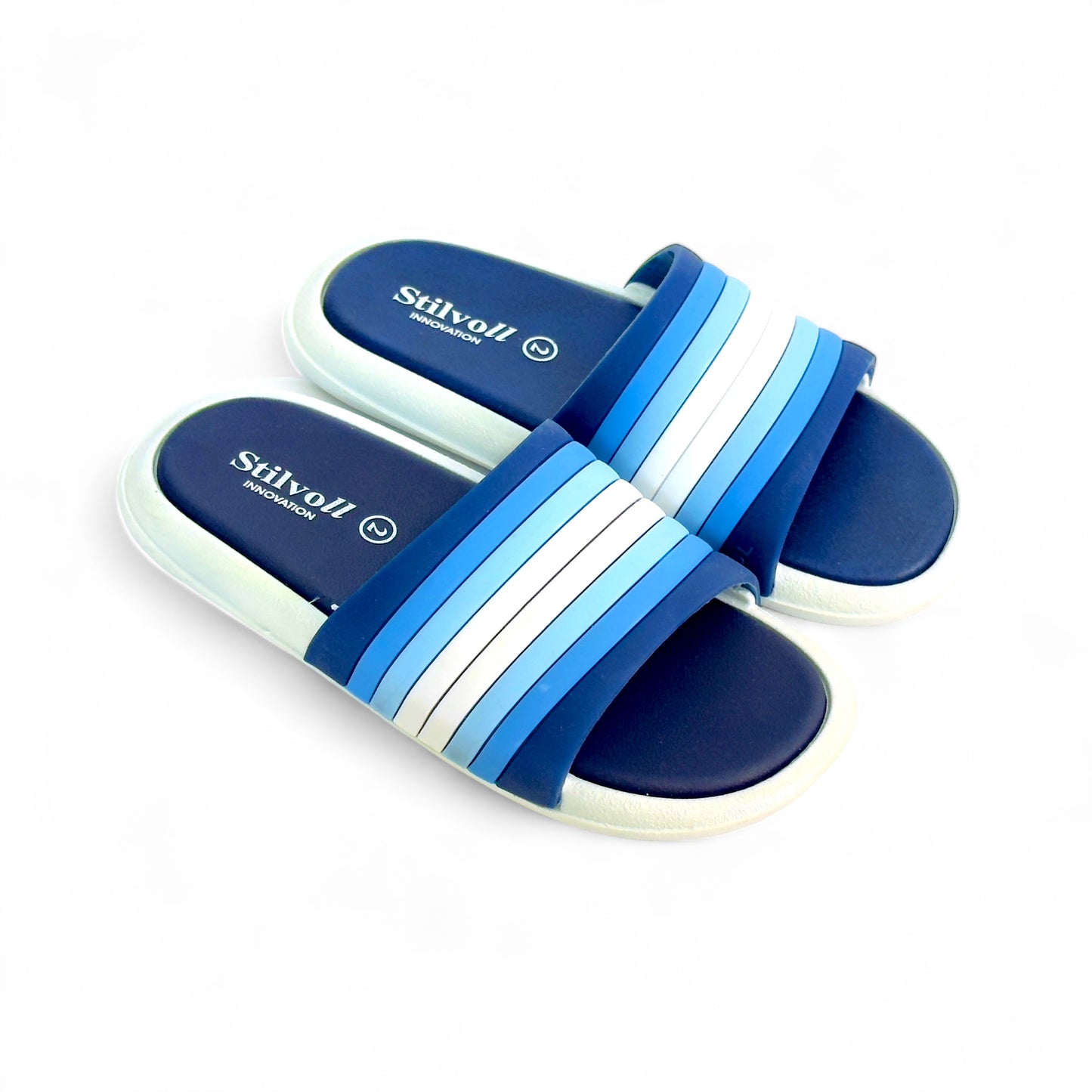 Imported Multi Lines Blue Slides